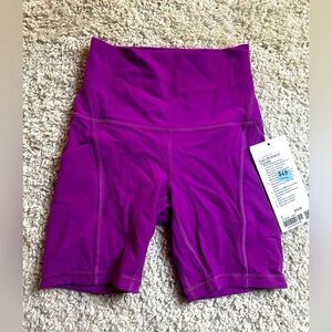 LULULEMON ALIGN 6” SHORTS SIZE 2 NWT